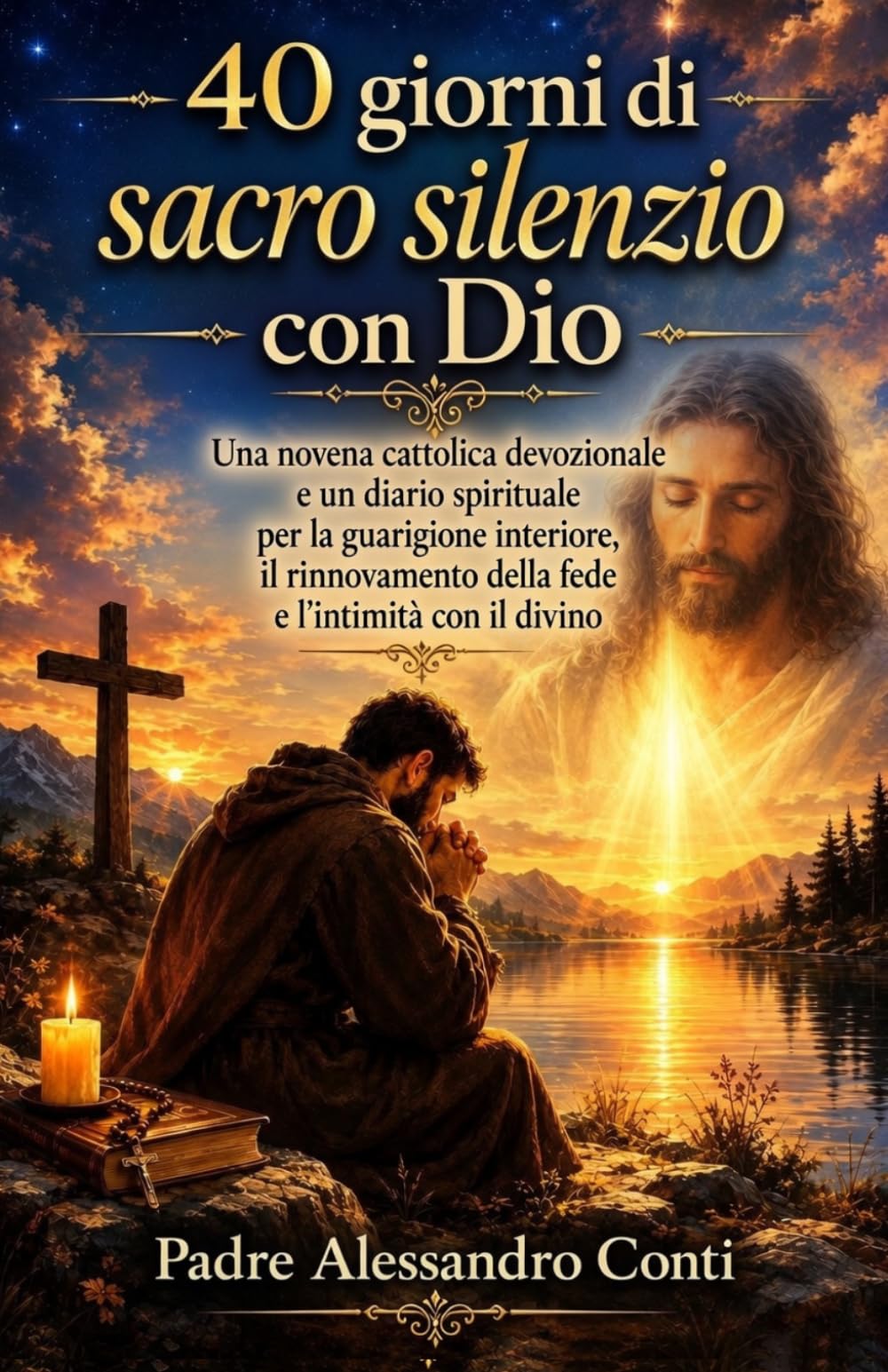 40 giorni di sacro silenzio con Dio: Una novena cattolica devozionale e un diario spirituale per la guarigione interiore, il rinnovamento della fede e l'intimità con il divino