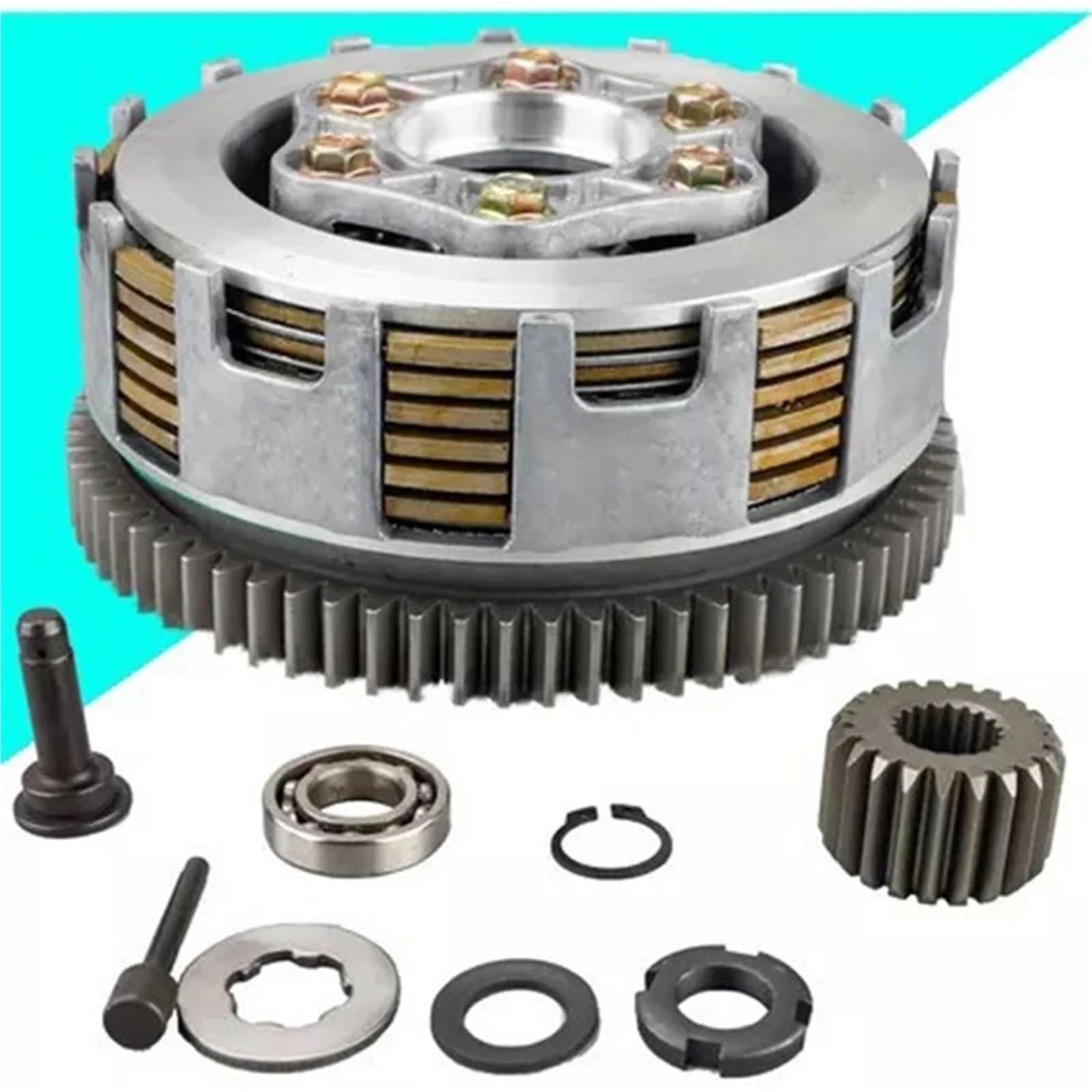 Para Tornado 250Cc Conjunto embrague 6 columnas 6 placas 73 dientes Piezas Drive Conjunto Embrague Drive