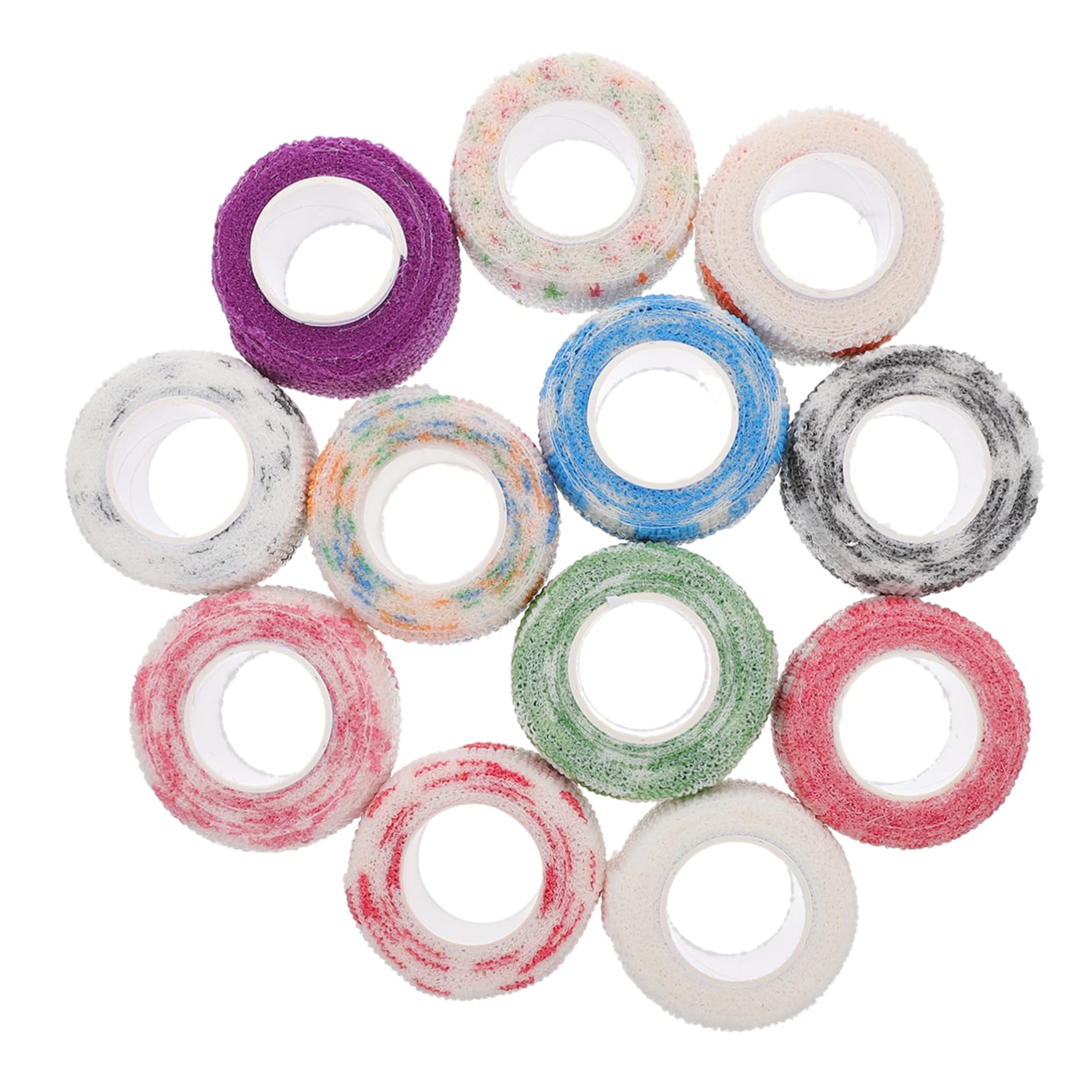 WOONEKY 12pcs Finger Sports Tape Gauze Pads Atheltic Tape Tapes Finger Tape Covers Finger Sleeves Student Non-Woven Finger Cots