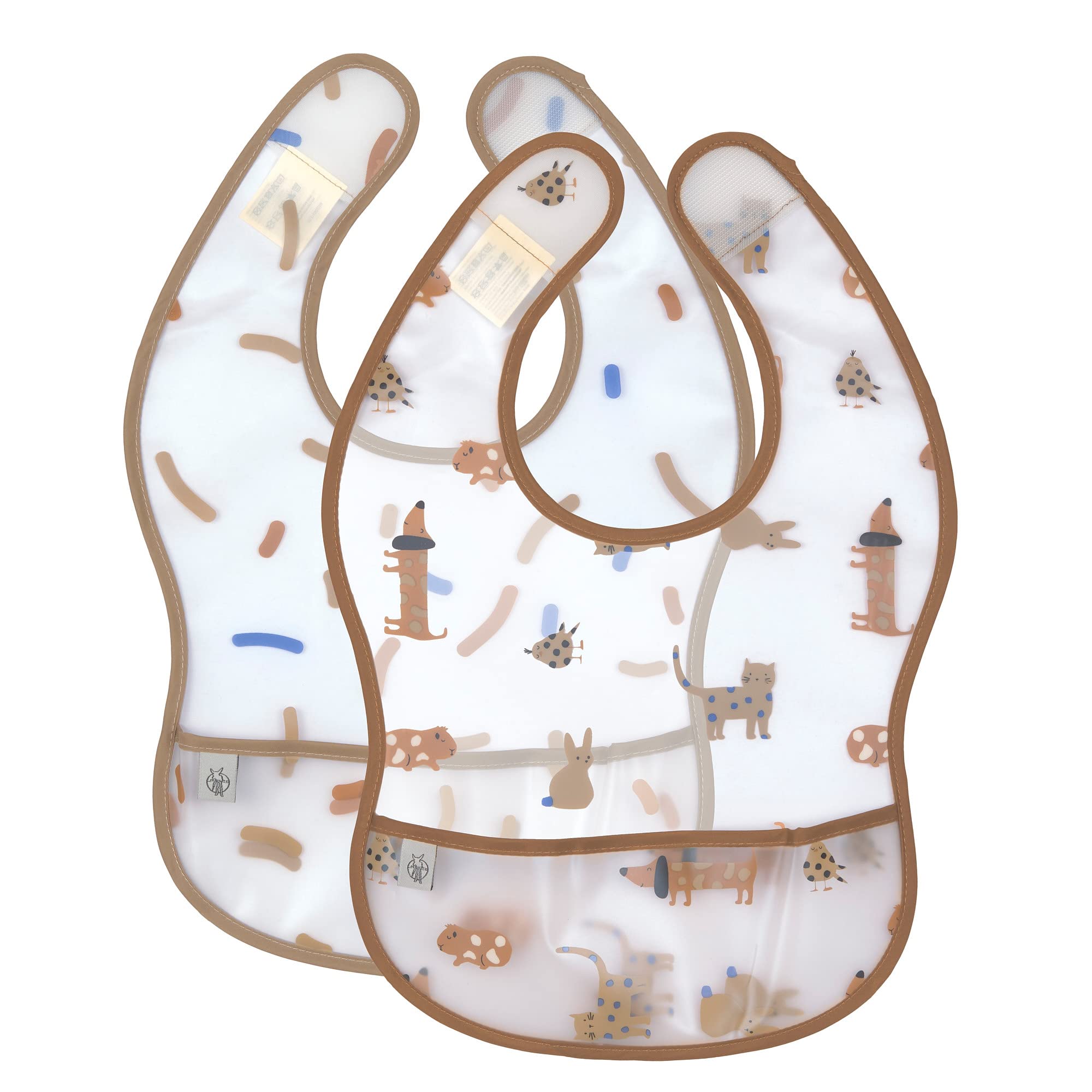 Bavaglini Neonato 2 Pezzi - Cotone Biologico Con Bottoni A Pressione - Impermeabili E Lavabili - Foto 10