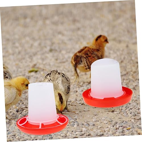 Miniatura 6 de Alimentador de pollitos domésticos, alimentador de codorniz, alimentador de palomas, alimentador de pollitos pequeño, bebedero para aves de corral,