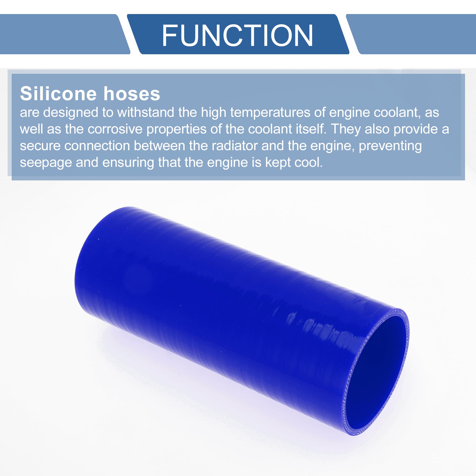 A ABSOPRO 1 Pz 70mm/2.76" ID 200mm/7.87" Lunghezza 0° Tubo di Silicone Blu Tubo di Raffreddamento Universale