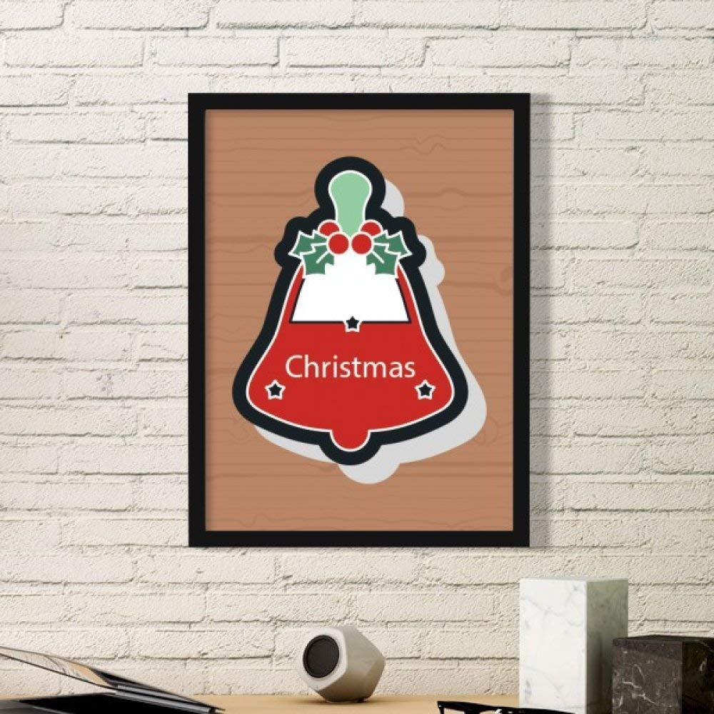 Cadeau Small Noir original pour les fêtes avec cadre photo de Noël mignon et épuré