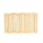 HOPELF 600 Count Bamboo Toothpicks for Teeth Cleaning, Appetizer, Olive, Barbecue, Fruit, Double-Points Wooden Toothpick.