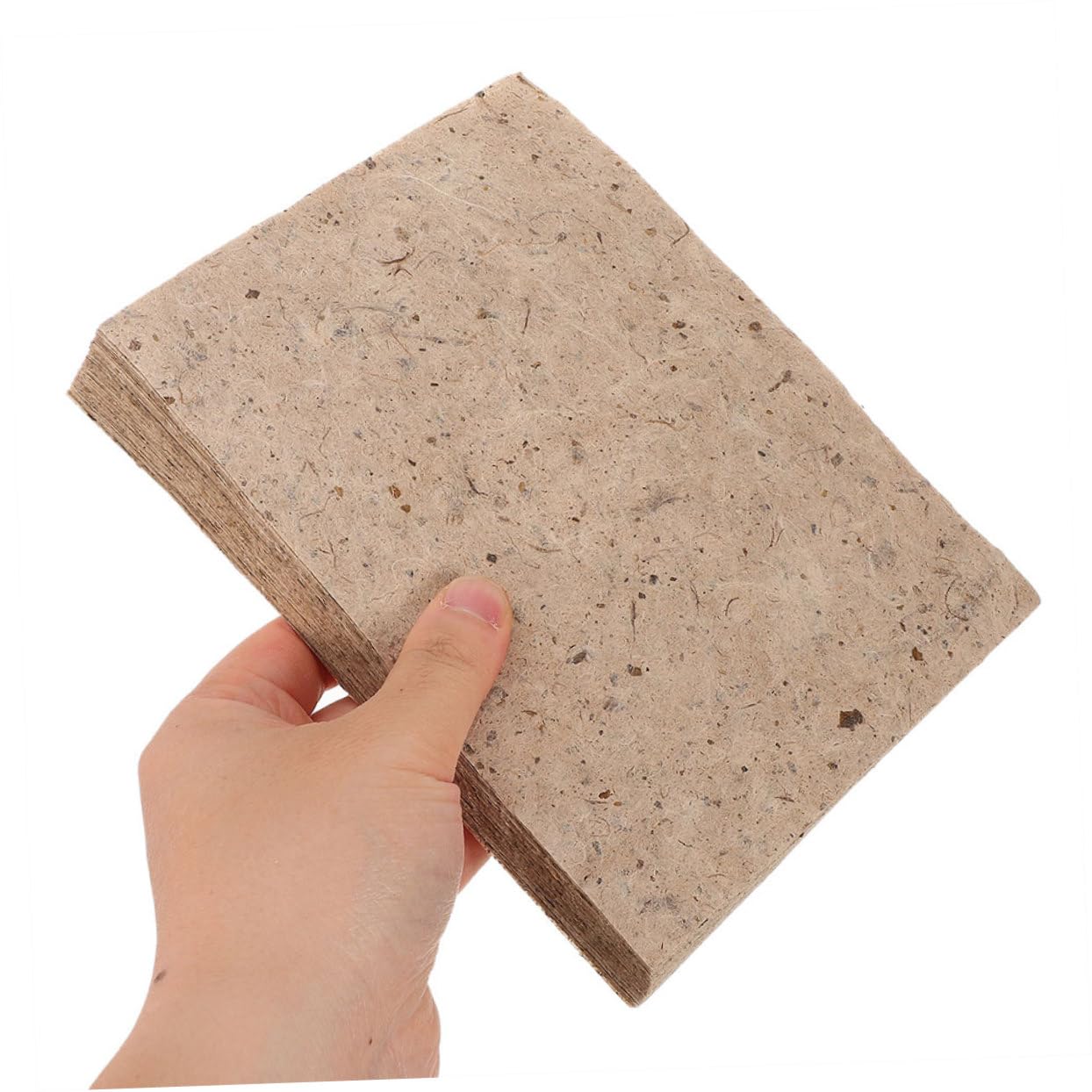 Uonlytech Carta Riso Beige per Decoupage Texture Unica, 20 Pezzi di Carta Artigianale per Calligrafia e Progetti di Scrapbooking Vintage