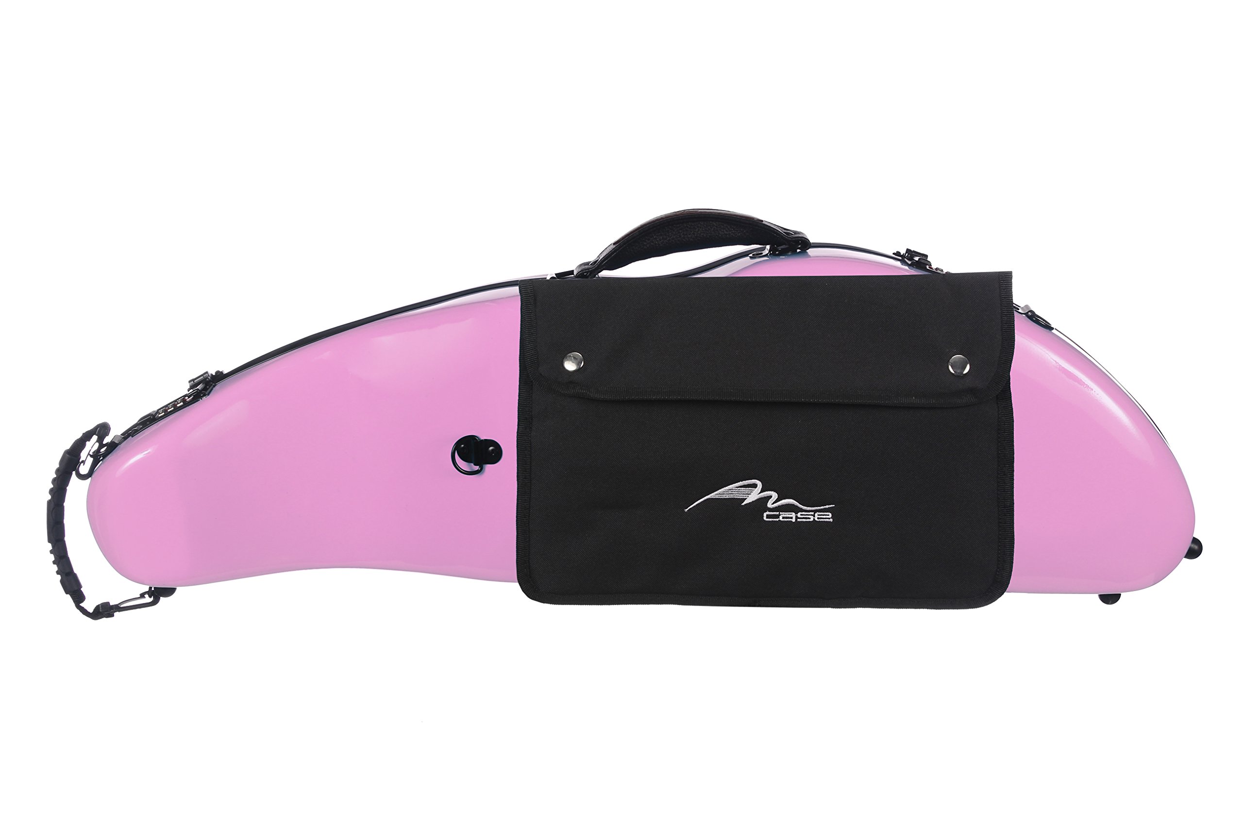 Futerał skrzypcowy Fiberglass 4/4 Safe Flight różowy M-case + torba na nuty