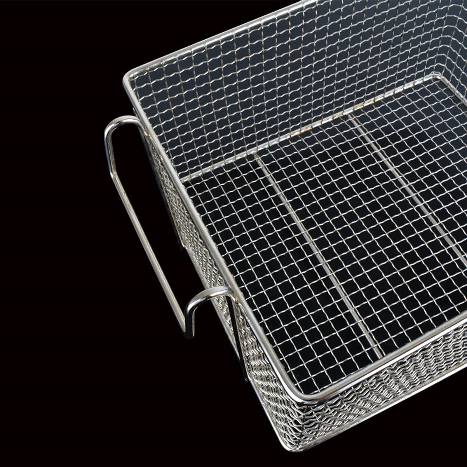 Cesta for freidora Cesta coladora Filtro de malla densificada Cuchara for espumadera Cesta for espumadera sólida de acero inoxidable con mango largo Adecuado for freír diariamente Cocer al va