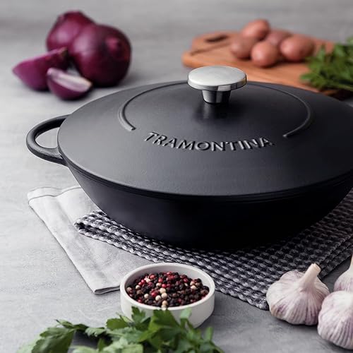 Vista 3 de Tramontina Trento Wok 32 cmEsmalte Hierro Fundido