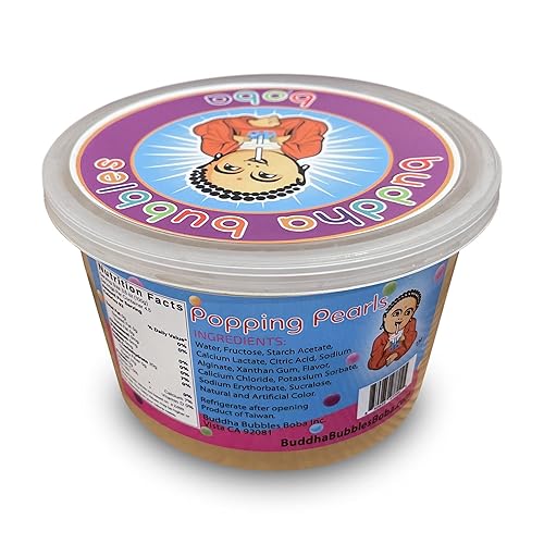 Miniatura 5 de Topping de postre de gelatina de coco y frutas de MANGO prémium Buddha Bubbles Boba