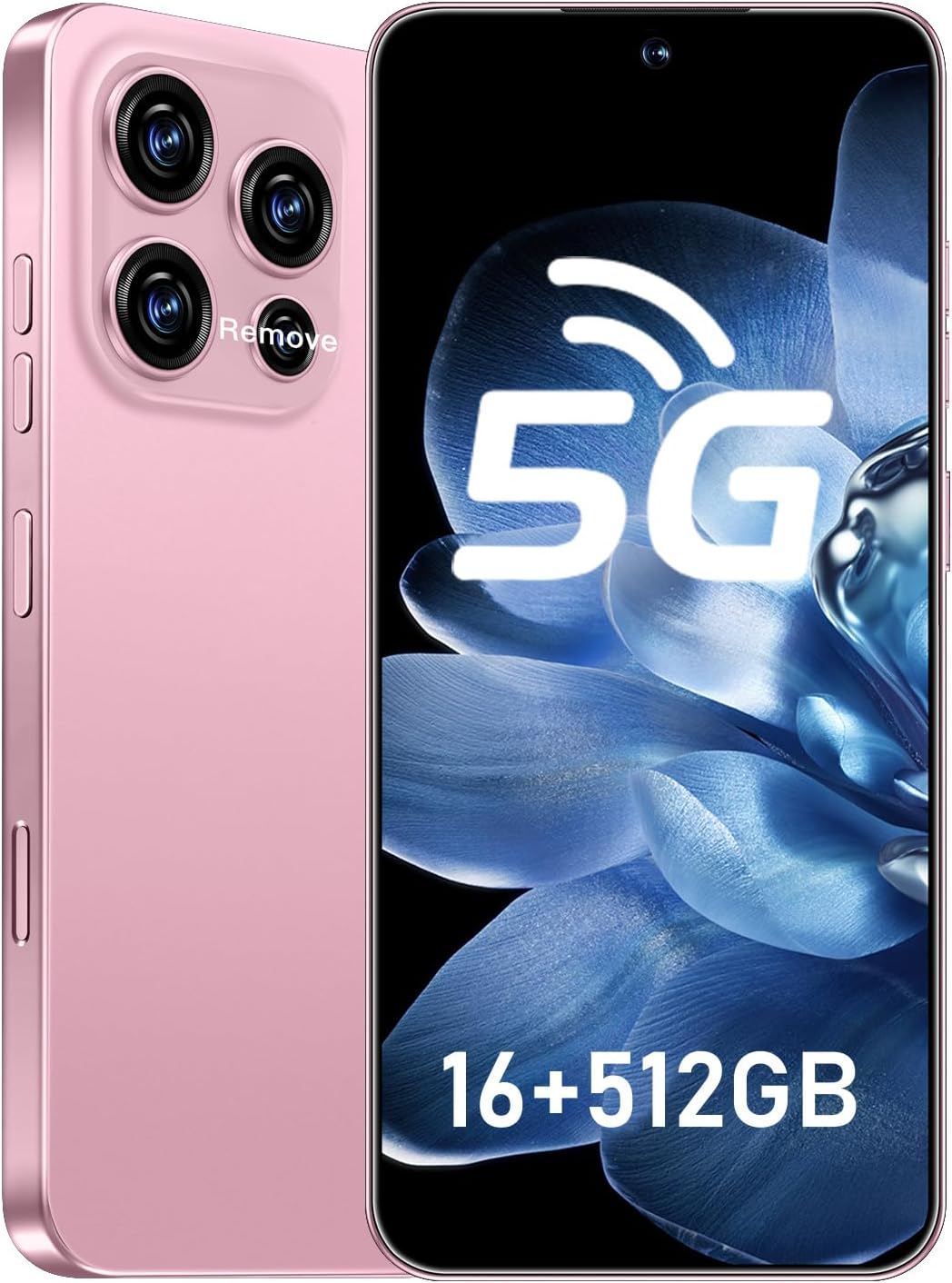 16PROMA X 5G Phone,Smartphone Unlocked Cell Phone 16GB+512GB/6.99“ HD Screen Display/68MP+108MP Camera/7000 mAh, Dual SIM Card/Face Unlock/Fingerprint Button Unlock (Pink) 16PROMA X 5G Phone,Smartphone Unlocked Cell Phone 16GB+512GB/6.99“ HD Screen Display/68MP+108MP Camera/7000 mAh, Dual SIM Card/Face Unlock/Fingerprint Button Unlock (Pink)