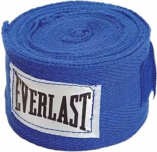 Everlast Professional Hand Wraps - EverFresh Anti-Microbial Treatment, Poly-Cotton, Thumb Loop, Hand & Wrist Support, Great for Training, Boxing, MMA, Fitness, Machine-Washable