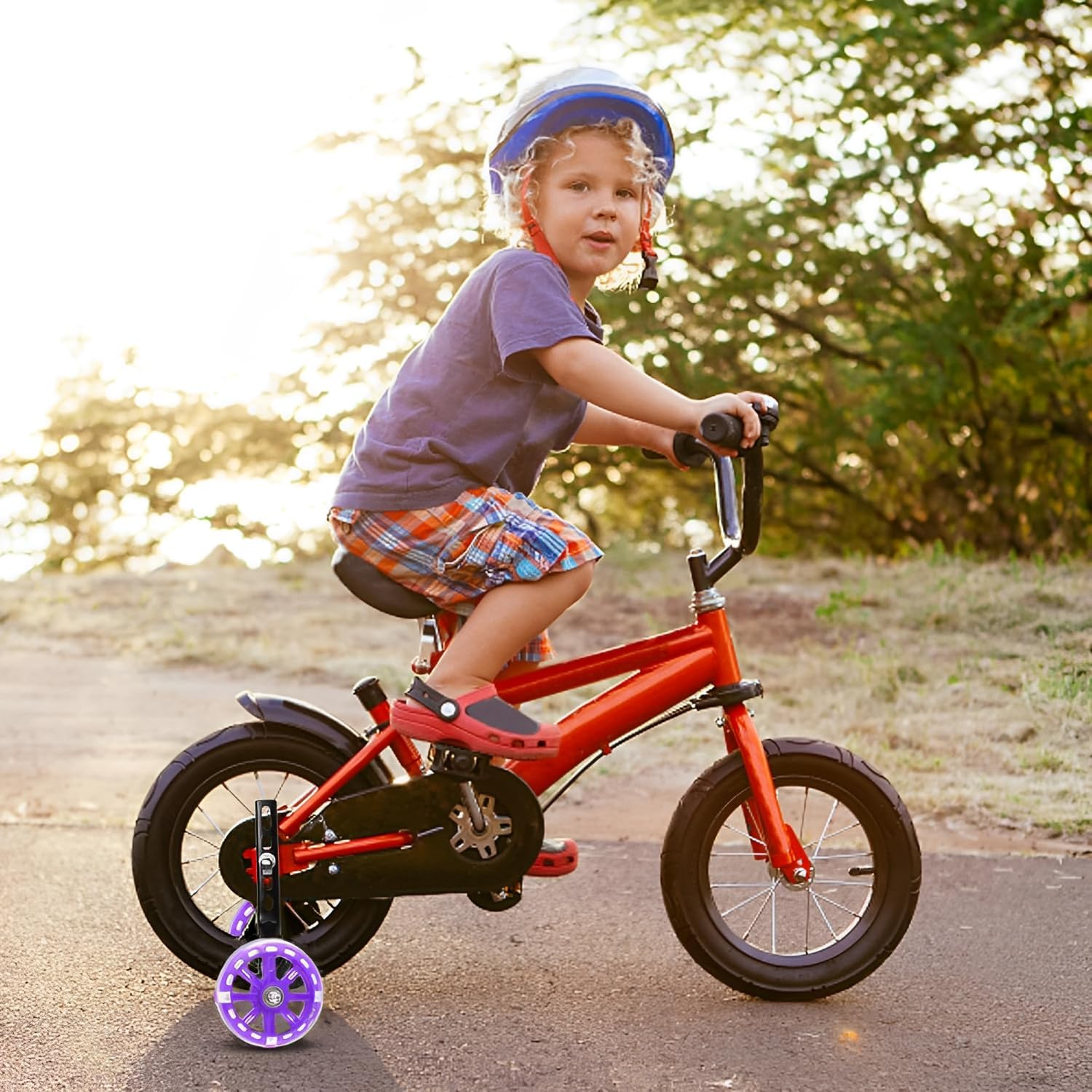 1 Par Ruedas De Entrenamiento Infantil De Bicicleta,Ruedines Bicicleta Infantil Universal Estabilizadoras, para 12 14 16 18 20 Pulgadas, Negro,Estabilizador de Bicicletas para Adultos