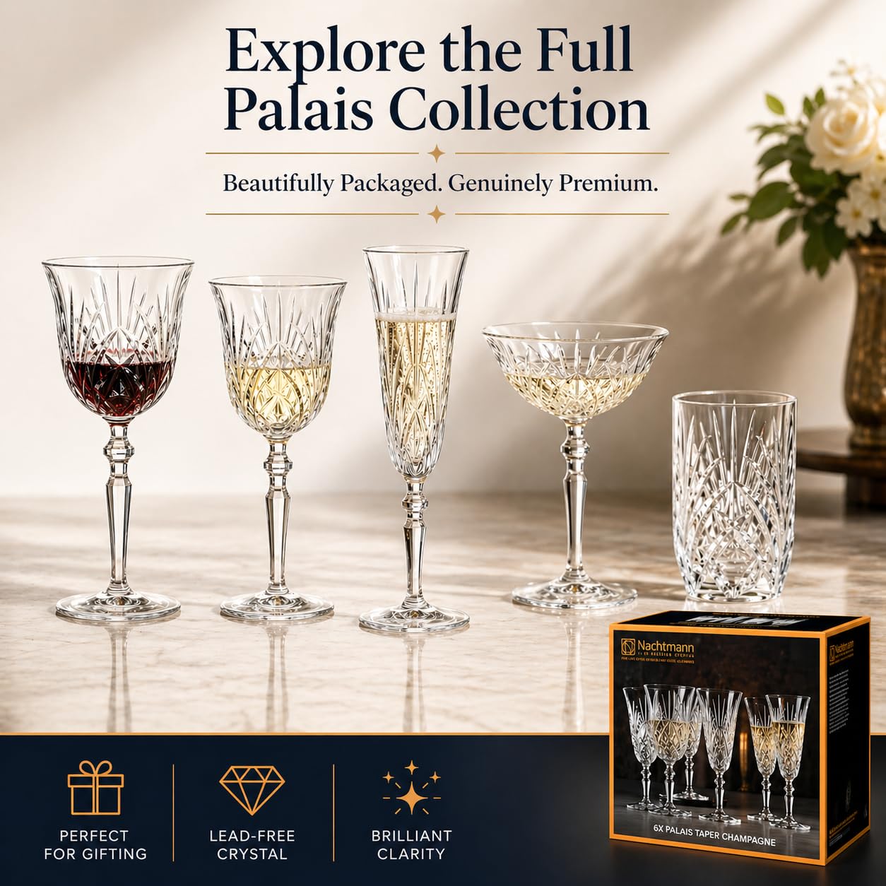 Spiegelau & Nachtmann 0092953-0 - Set di 6 calici da Prosecco Palais