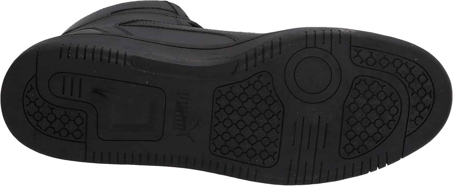 PUMA Unisex-Adult Rebound Layup Sneaker, Puma Black-dark Shadow, Men's 5 / Women's 6.5