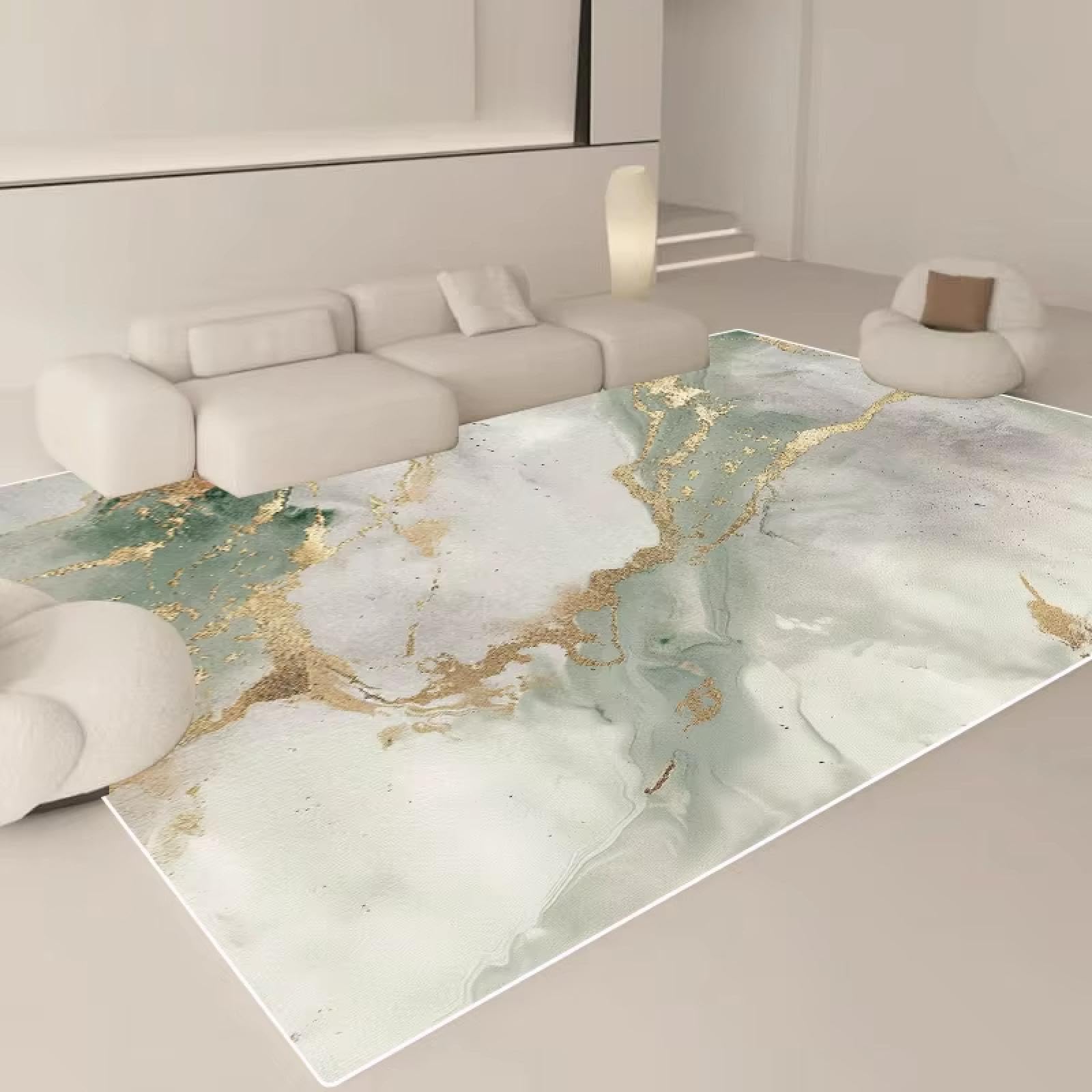 Grand tapis de salon 90x130cm idéal pour un coin café chaleureux