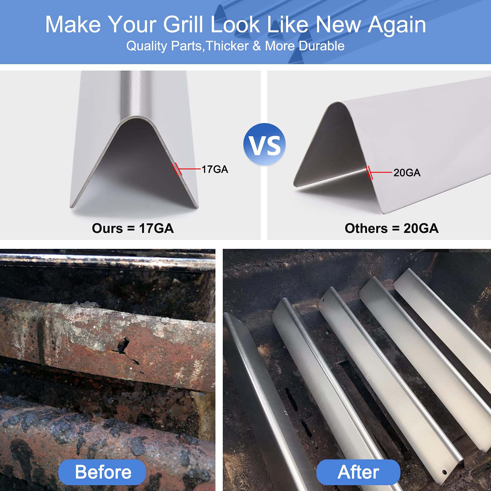 Hiorucet 7620 Lot De 5 Barres Aromatisantes Durables De 44,1 Cm Pour