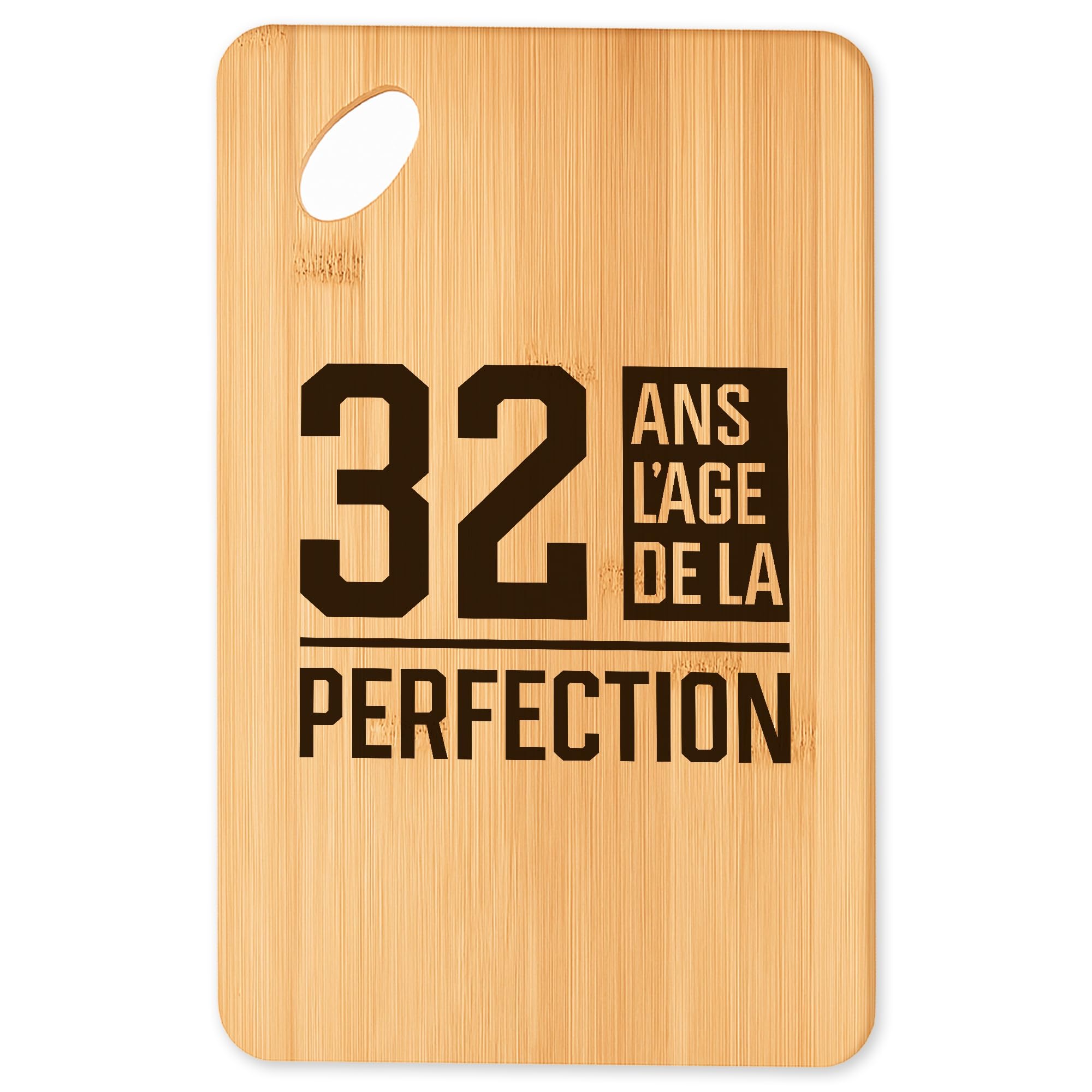 Planche à découper en bambou 32 ans, plateau apéro et barbecue bois