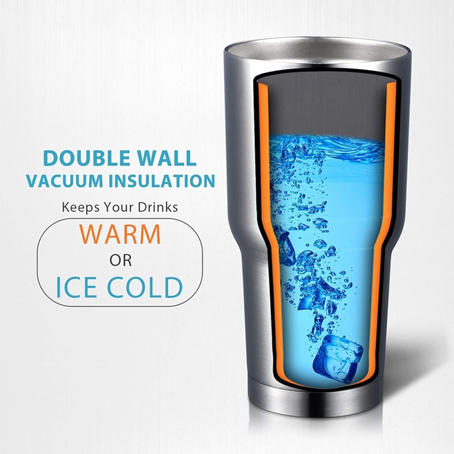 Fishoholic 20oz or 30oz Tumbler w Magnetic Slide Lid for Hot & Cold Drinks, Stainless Steel, Double Wall, Vacuum Insulated, Mug Glass Cup