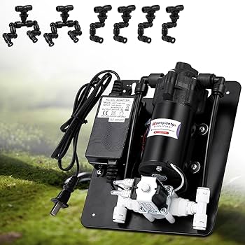 Amazon | Moongiantgo 爬虫類加湿器 ミストシステムセット 止水弁付 液