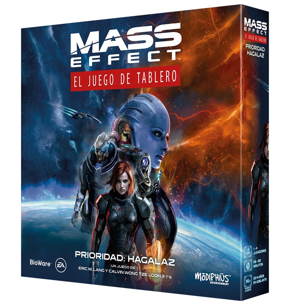 Modiphius Entertainment Mass Effect: el Juego de Tablero, Juego de Mesa, A Partir de 14 Años, De 1 a 4 Jugadores, 60 Minutos por Partida, Español