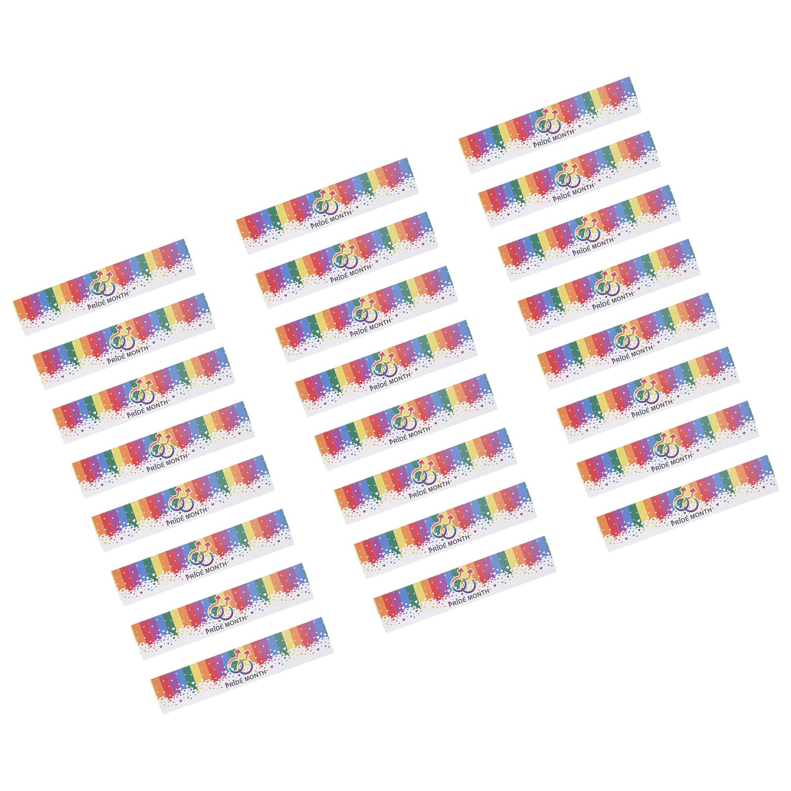 Woedpez 24PCS Colorful Bottle Decorations Sticker Texture Suitable for Special Occasions and Everyday Use Wrap