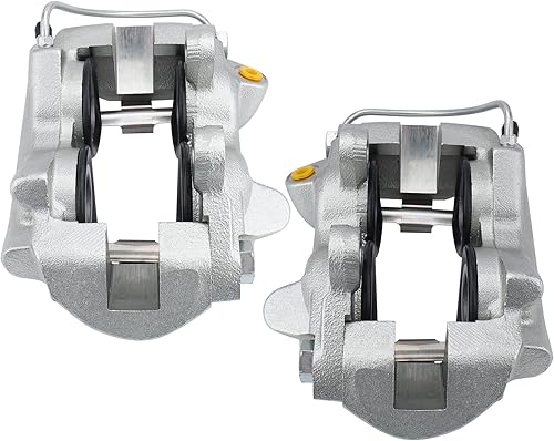 Miniatura 5 de MAYASAF 184401 184400 Pinza de freno de disco delantero para Ford Mustang 1965 1966, nuevo conjunto de pinza de disco (delantero izquierdo y derecho)