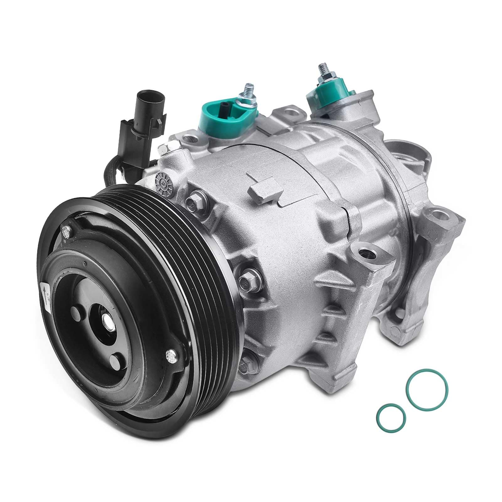 Frankberg Compresor de aire acondicionado con embrague Compatible con Santa Fé II CM Magentis M.G Cee'D ED i30 FD Sonata V NF Grandeur TG Pro Cee'D ED Replace# 977012B100incl. aceite premezclado