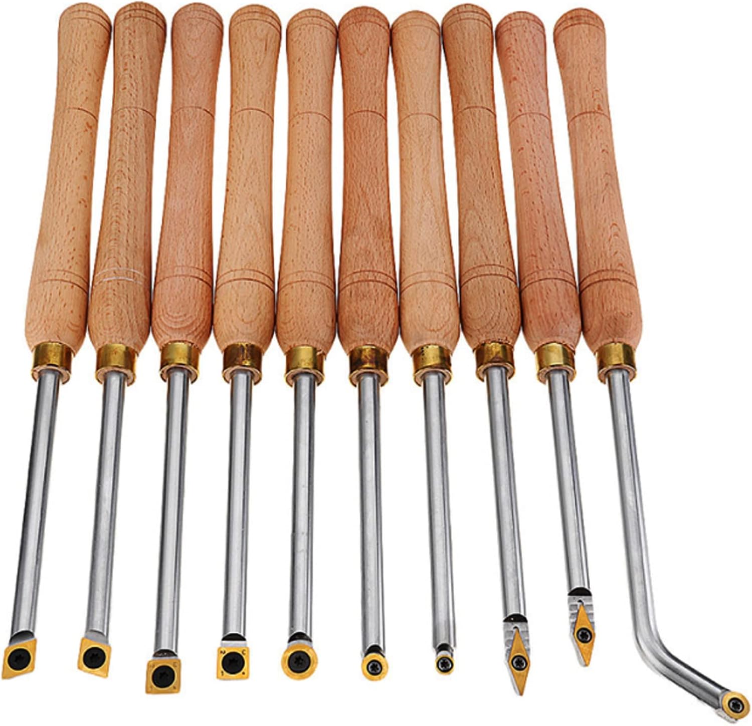 Carbide Tipped Wood Turning Tools for Lathe Carbide Lathe Chisel Set