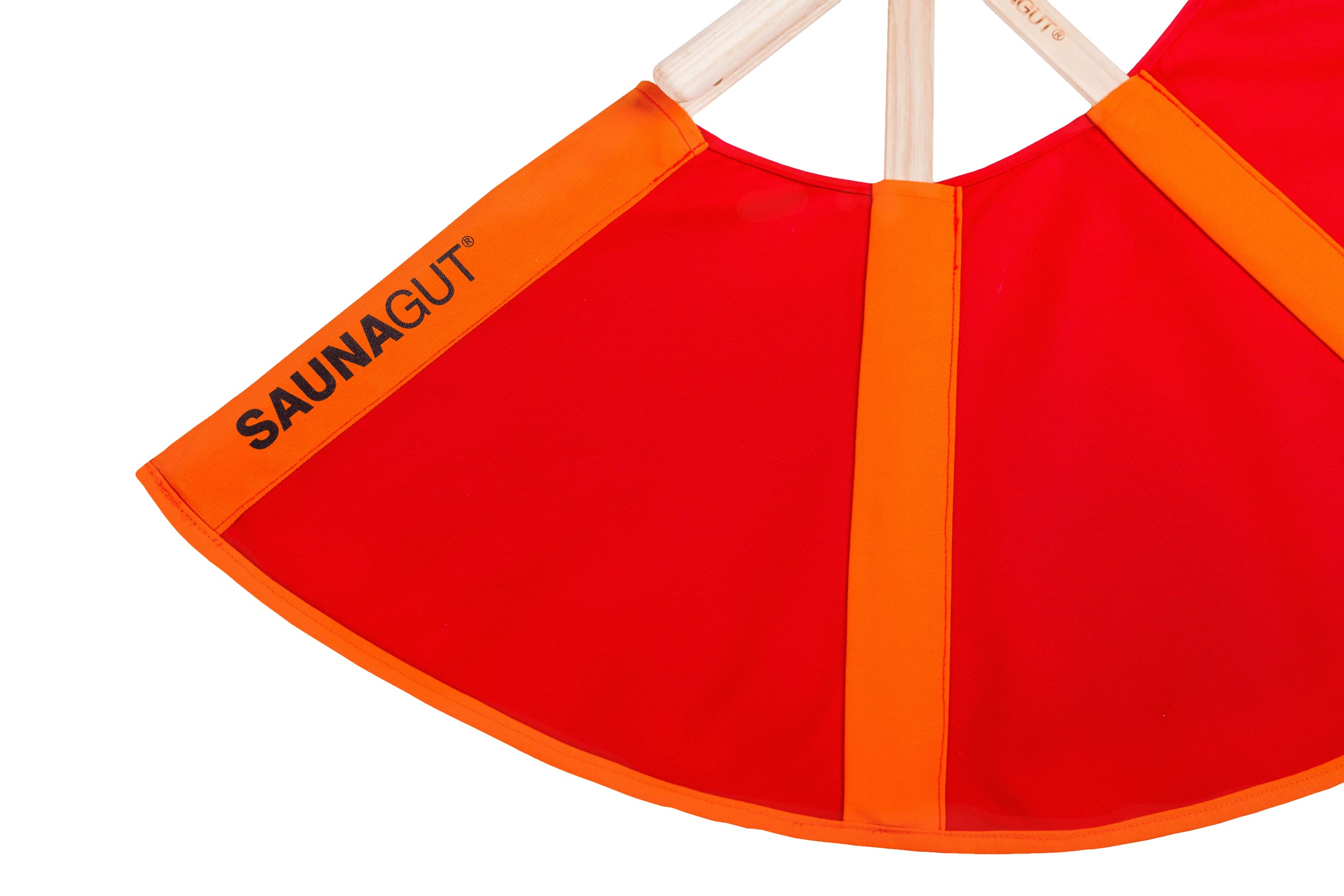 Aufgussfächer MINI KLEIN Orange-rot