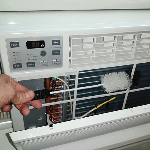 Miniatura 8 de Coralpearl Juego de cepillos de limpieza de botellas de utilidad, mango largo, delgado, pequeño, grande, limpiador, flexible, para cuello estrecho,