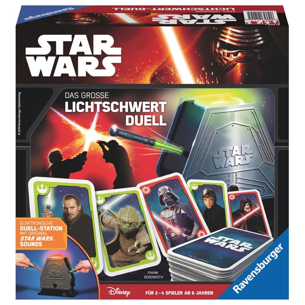 Ravensburger Spiele 21209 - Star Wars: das große Lichtschwert Duell, Aktions- und Geschicklichkeitsspiel