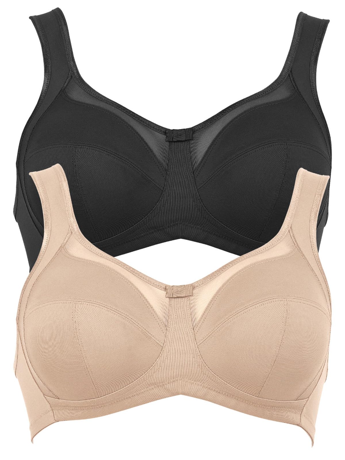 Anita 2er Sparpack Komfort BH Clara 5459 Gr. 95G in 1xhaut 1xschwarz