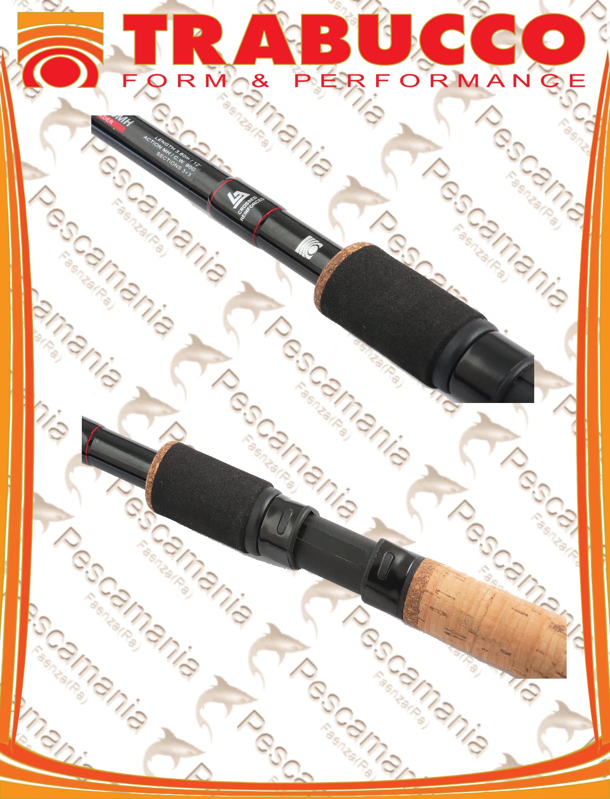 Trabucco Canna da Pesca con Feeder o Method Precision RPL Feeder Plus 3.90 m 90 g Telescopica