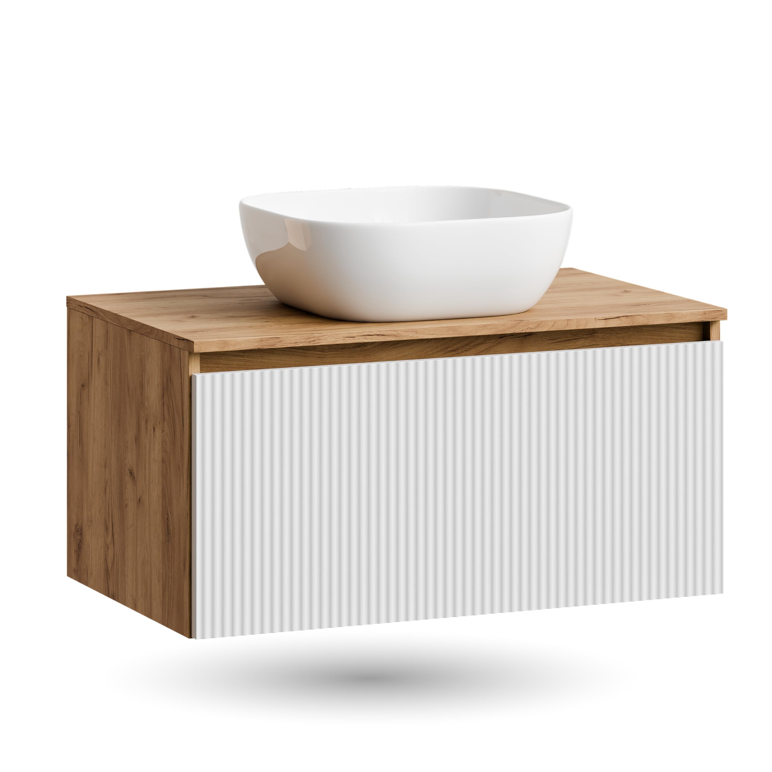 Planetmöbel Arisa Badmeubelset met wastafel 80 cm goud