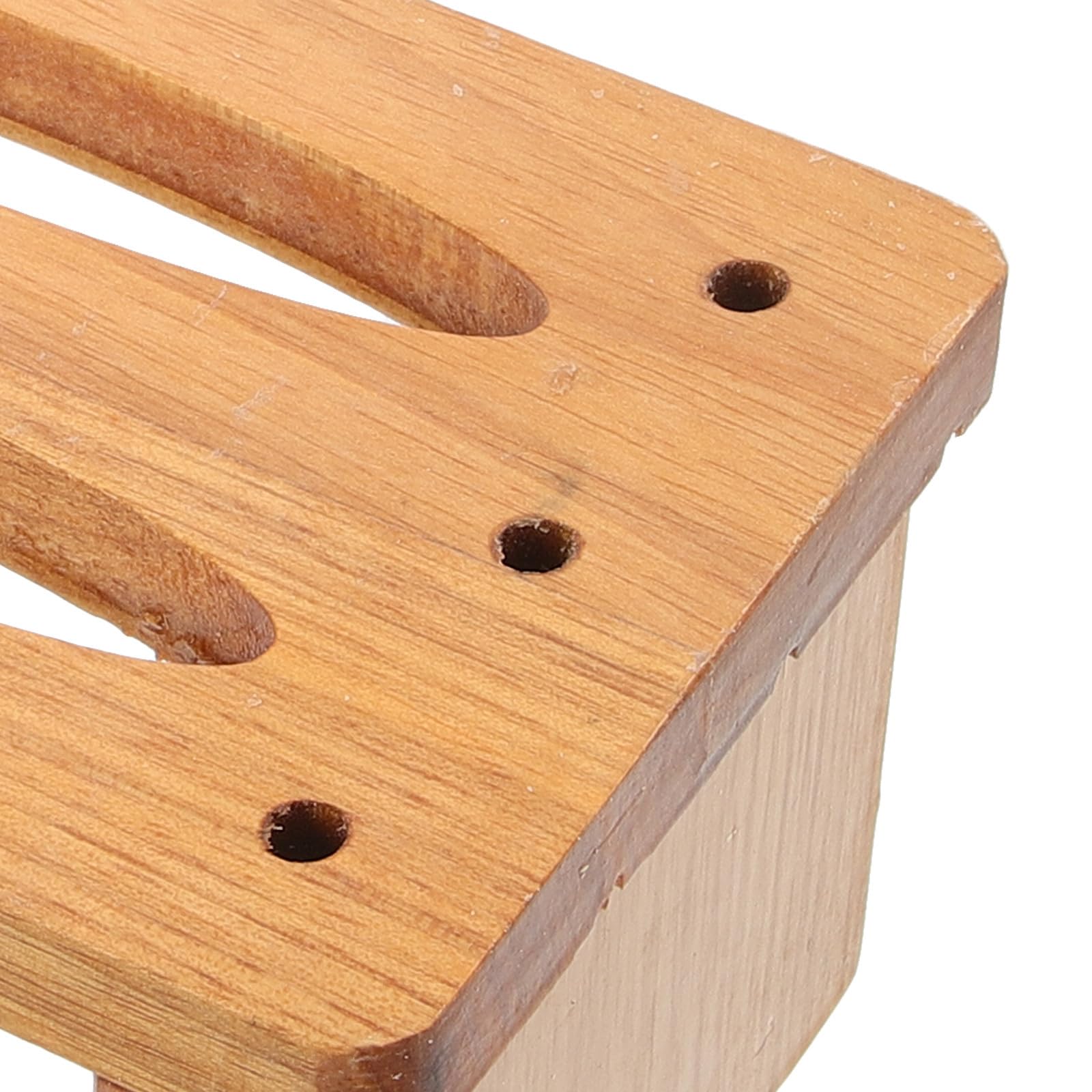 Taburete de Baño Infantil de Madera, Pequeño y Compacto para Uso Práctico