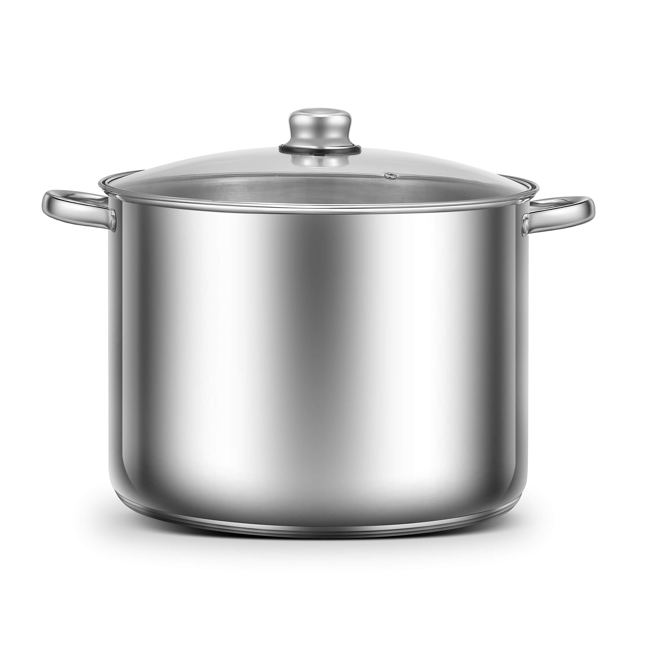 Ribelli Pentola ca. 20L – Utilizzabile Come bollitore per gulasch o zuppa – Pratico pentola da Cucina per Molti Piani Cottura, eccetto induzione