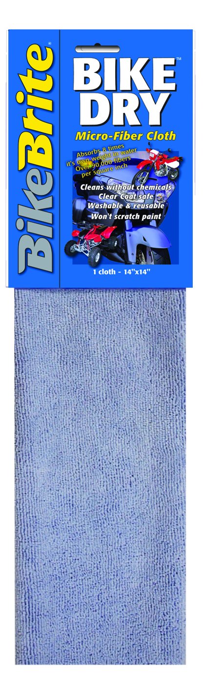 Bike Brite MC59000 - Paño de Microfibra para Bicicleta (5 x 16,5 x 12,7 cm), Color Azul