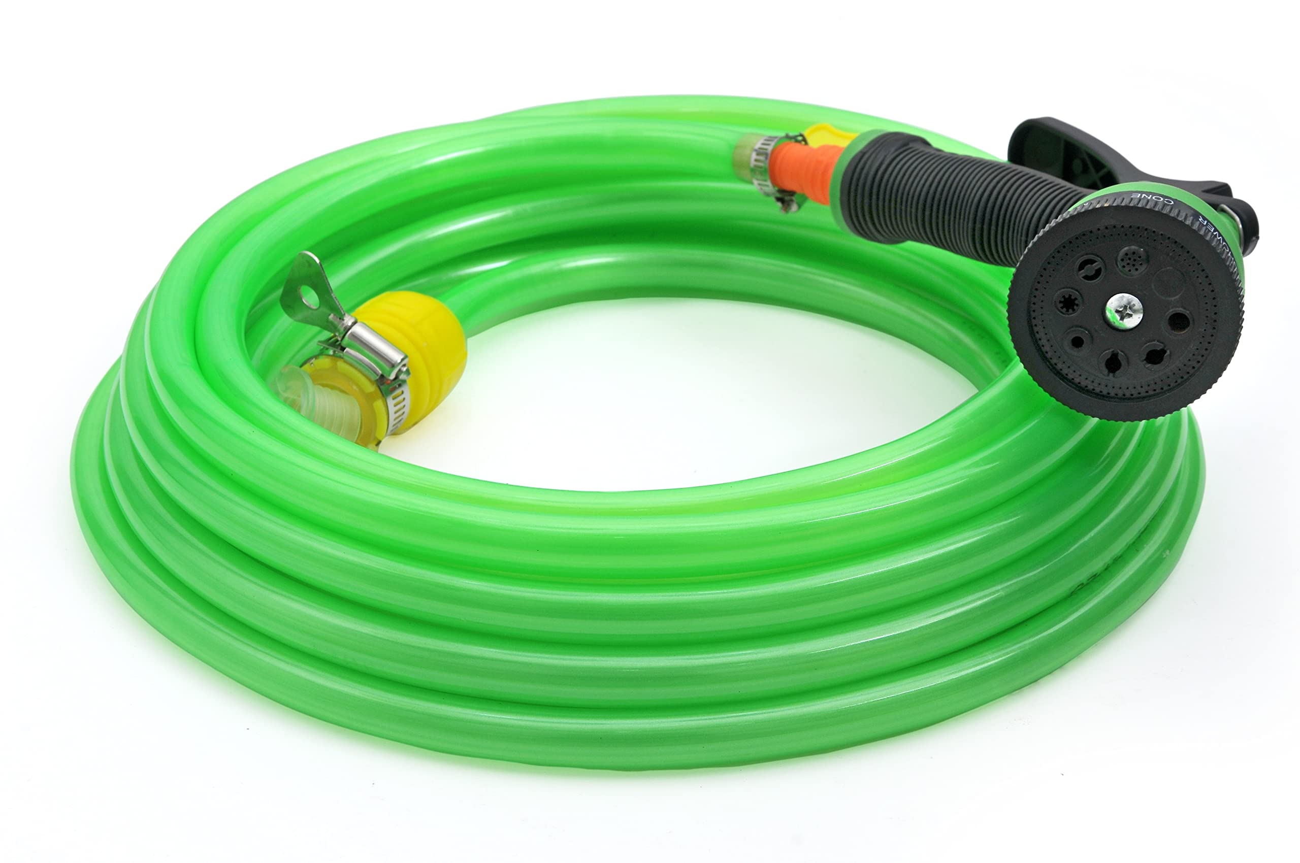 SUNICE 20 Meter Long Lasting Flexible Garden Pipe with Spray Nozzle Gun and Clamp Rings and pipe jointer and ,Gardening, Car Wash, Floor Clean, Pet Bath (multi Colour) (20 METERS) (B08RJC2HHS) Amazon Price History, Amazon Price Tracker