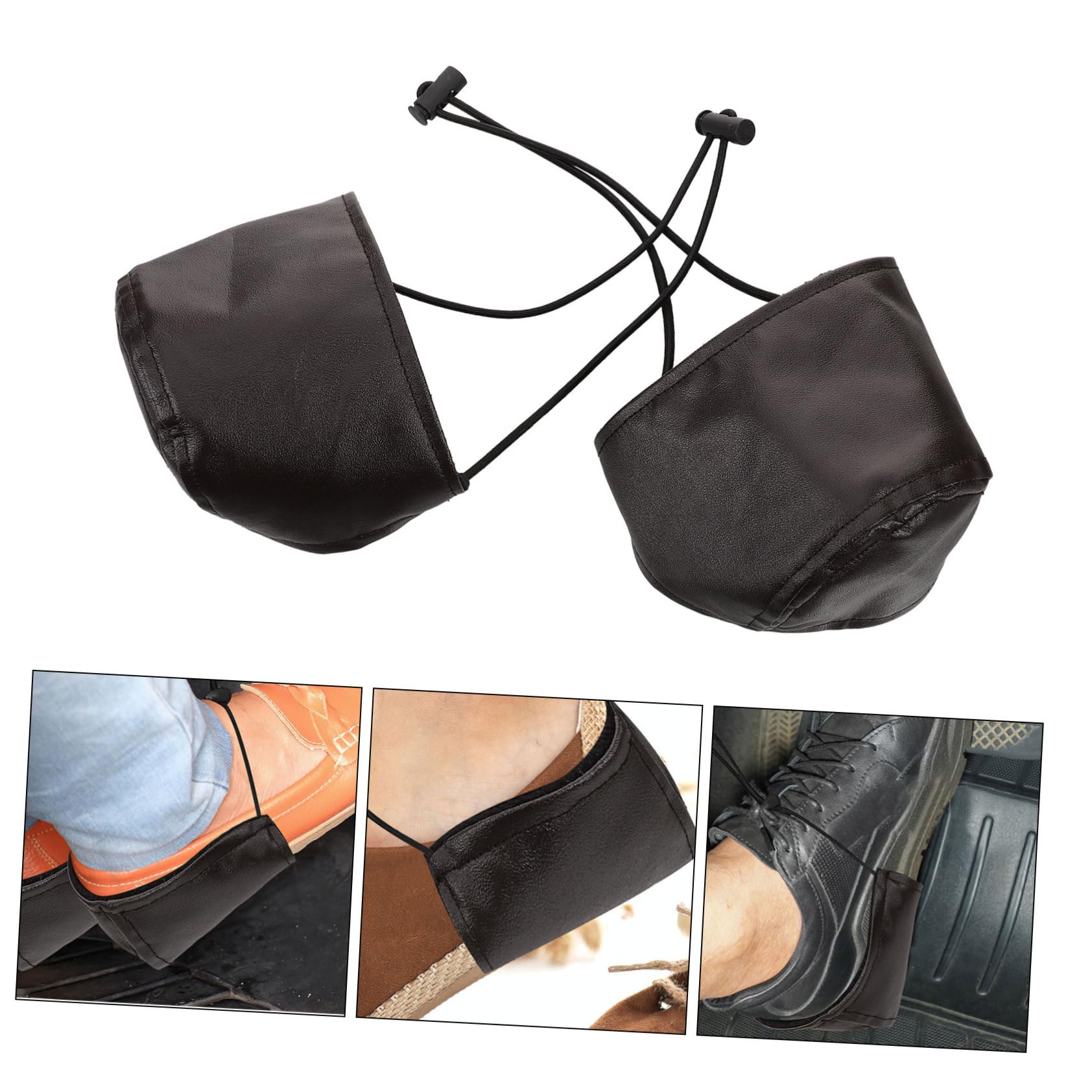 Didiseaon 8 Piezas cubierta del talón accesorios de coche accesorios para coche cubiertas de zapatos de para zapatos protección del calzado de tacones PU