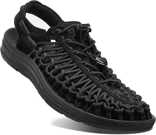 Amazon キーン ユニーク モノクローム メンズ スポーツサンダル A Black Black Us12 0 30 0cm Keen キーン ファッションサンダル