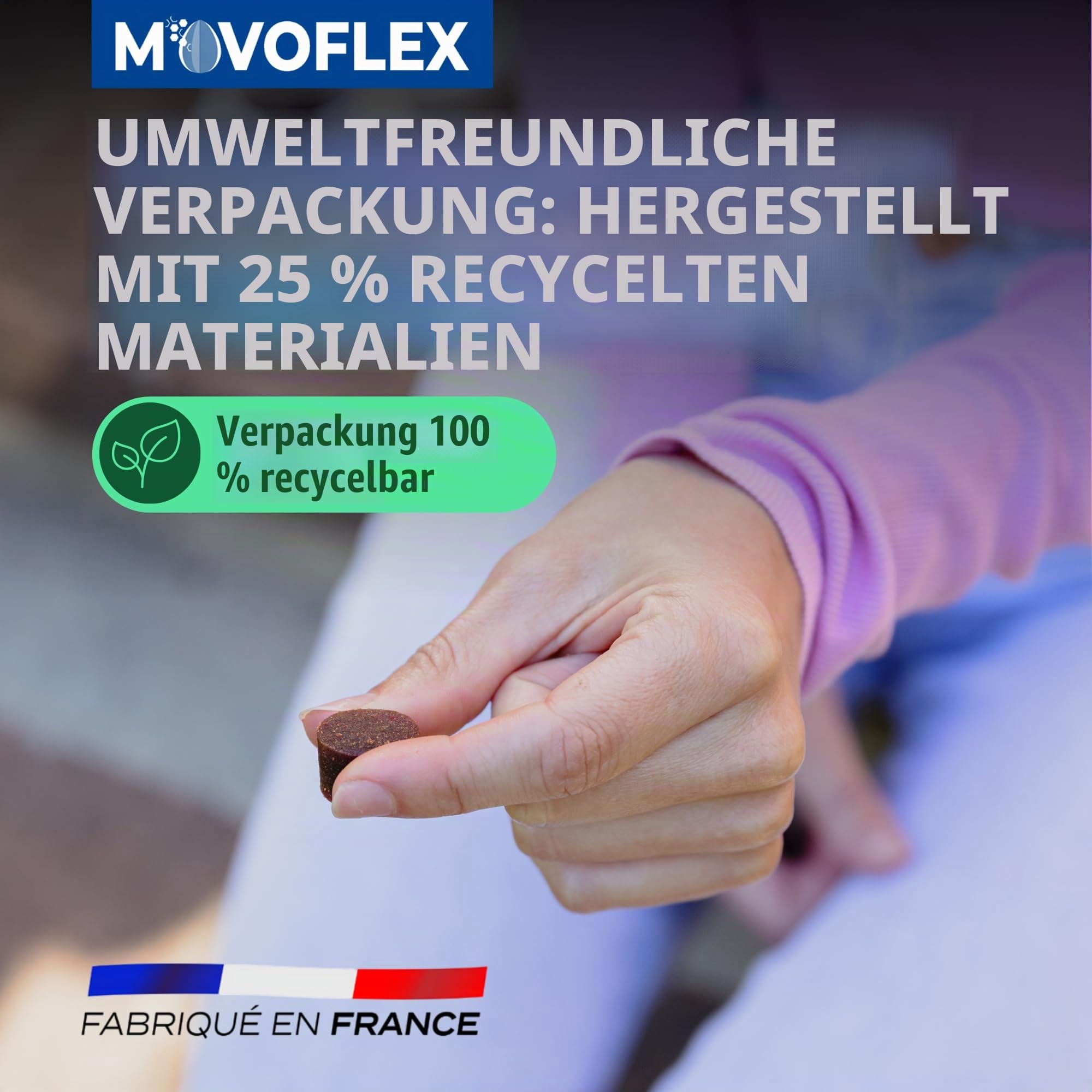 Movoflex Soft Chews | 30 Stück | für Hunde unter 15 kg | Ergänzungsfuttermittel für Gelenkgesundheit | Zur Erhaltung der Gelenkstrukturen | Mit Hyaluronsäure