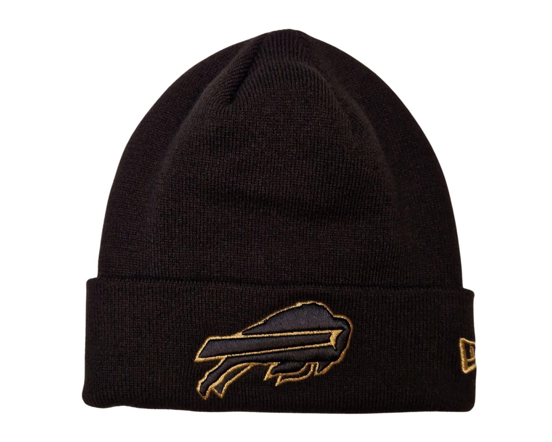 New Era NFL Berretto Cappello Invernale Football Americano Logo Nero
