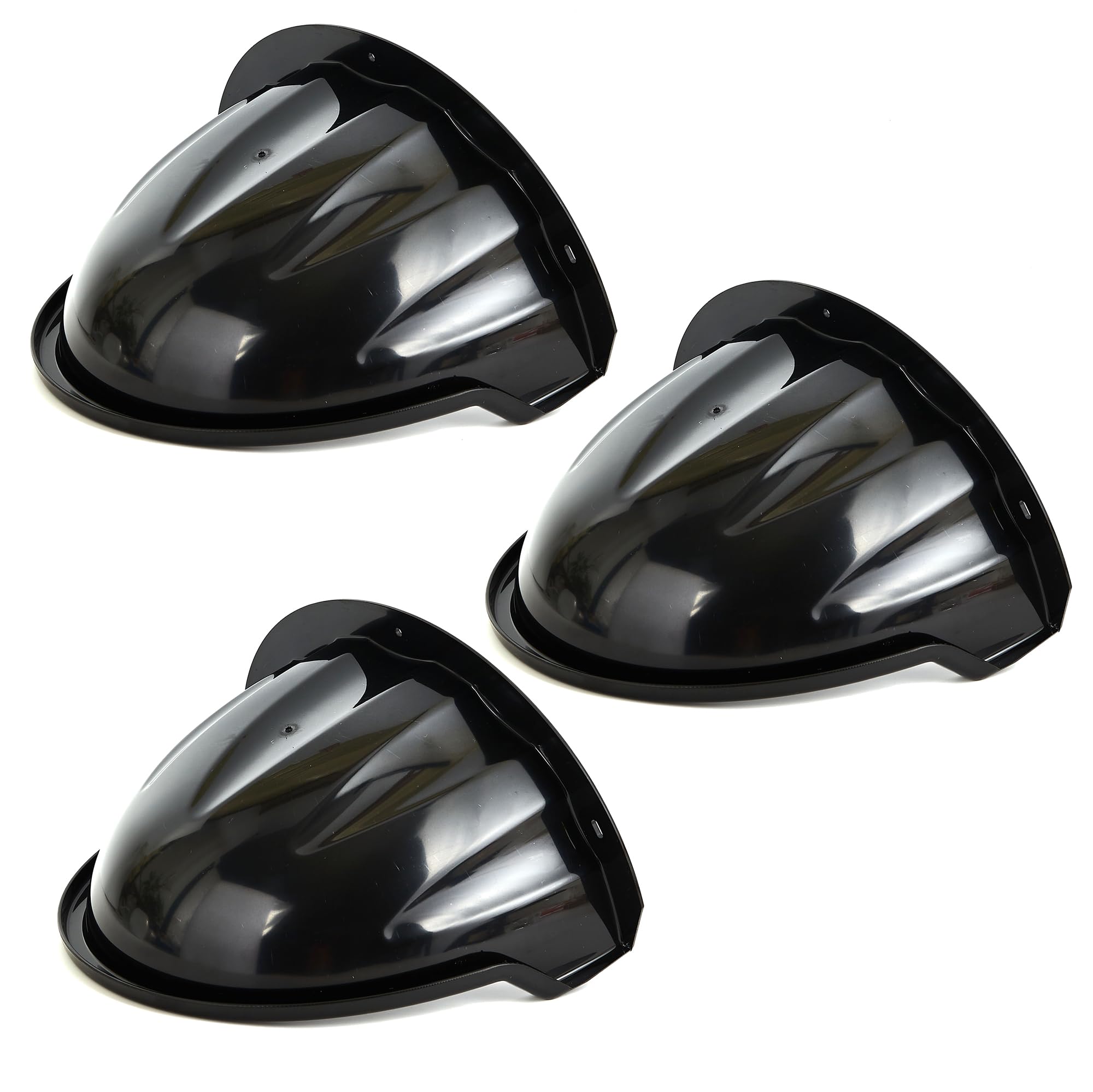 SDS DS-1250ZJ Lot de 3 protections universelles pour caméra d'extérieur Nest/Ring/Dôme/Bullert Noir