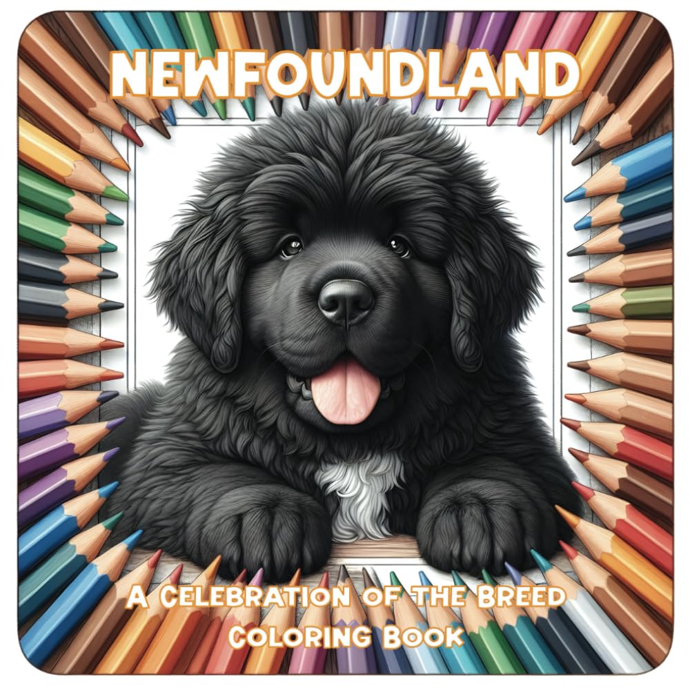 Newfoundland: A Celebration of the Breed Coloring Book