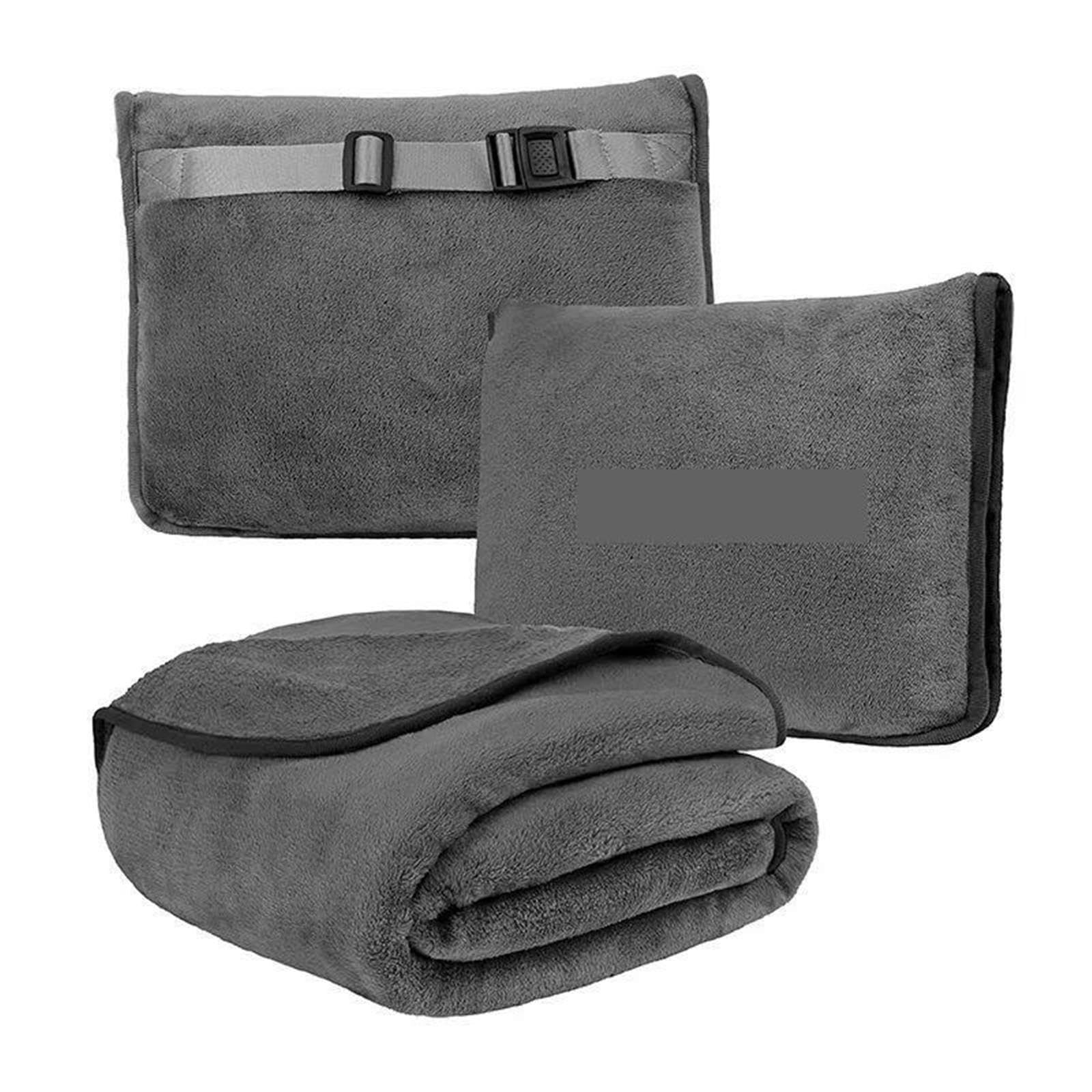Manta y almohada de viaje , Manta y almohada de viaje poliéster 2 en 1