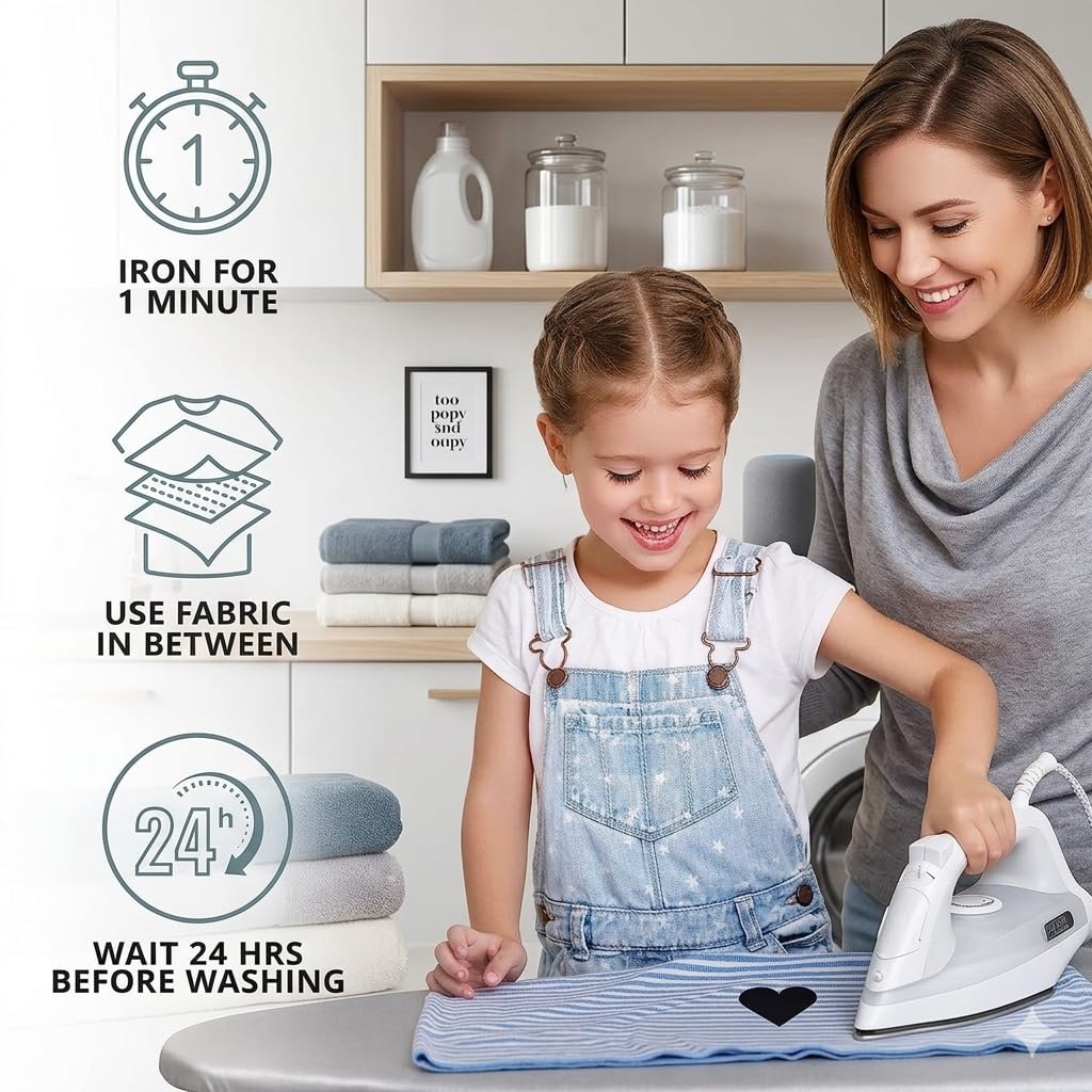Johnson & Smith Rollo de hierro – 10 cm de ancho x 152 cm de largo para planchar para ropa, reparación de pantalones – Parches adhesivos de tela – Fácil de usar, resultado rápido, no necesita costura