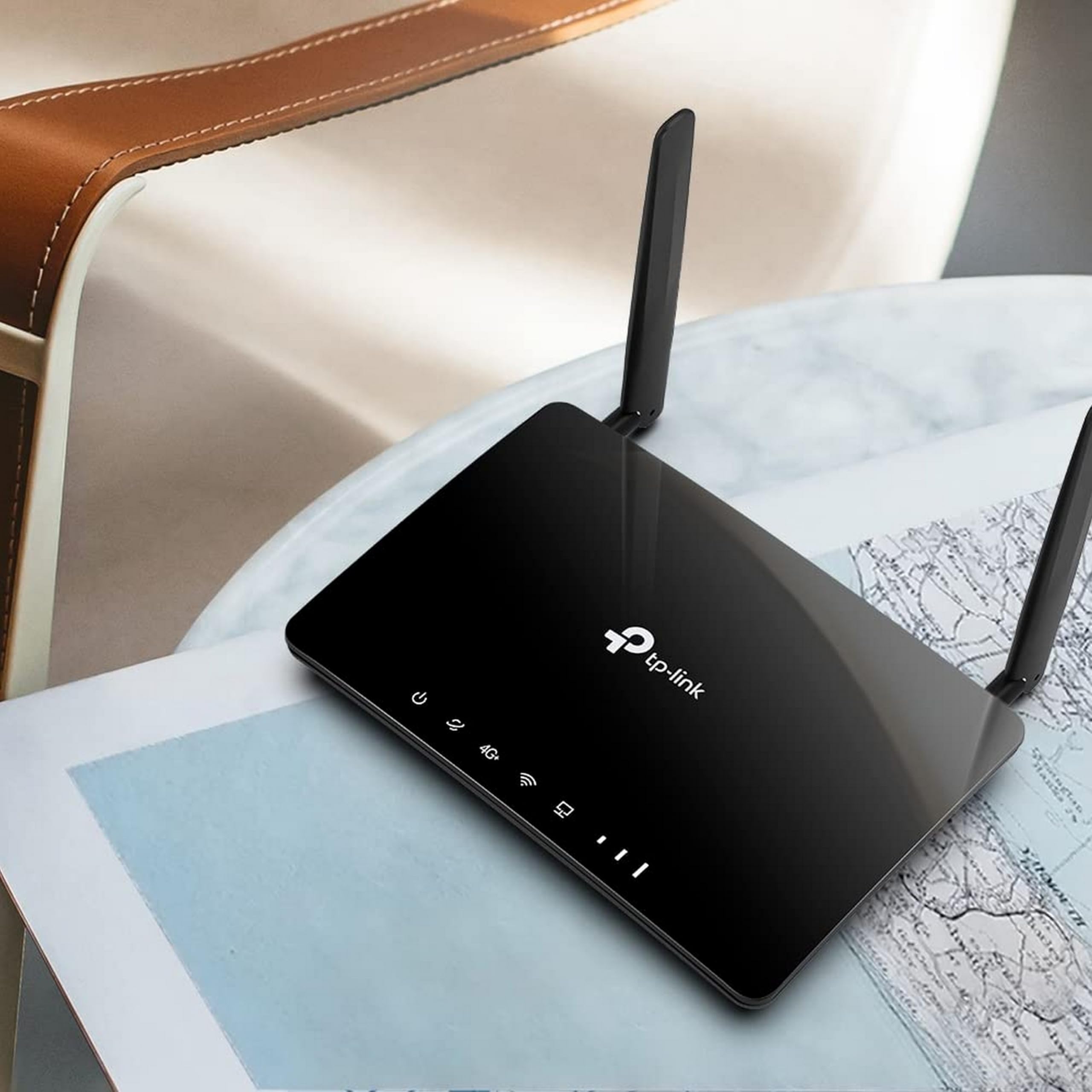 TP-Link Router Archer MR550 4G+ Cat6 300Mbps, dwuzakresowy Wi-Fi AC1200, z SIM, microSIM, portem Gigabit LAN/WAN, MU-MIMO, bez konfiguracji, TP-Link Technologia OneMesh