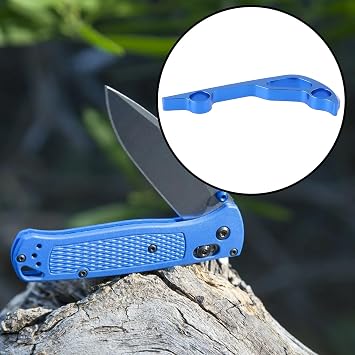ブルーアルミニウムギアバックススペーサー Benchmade Bugout 535ポケットナイフ対応