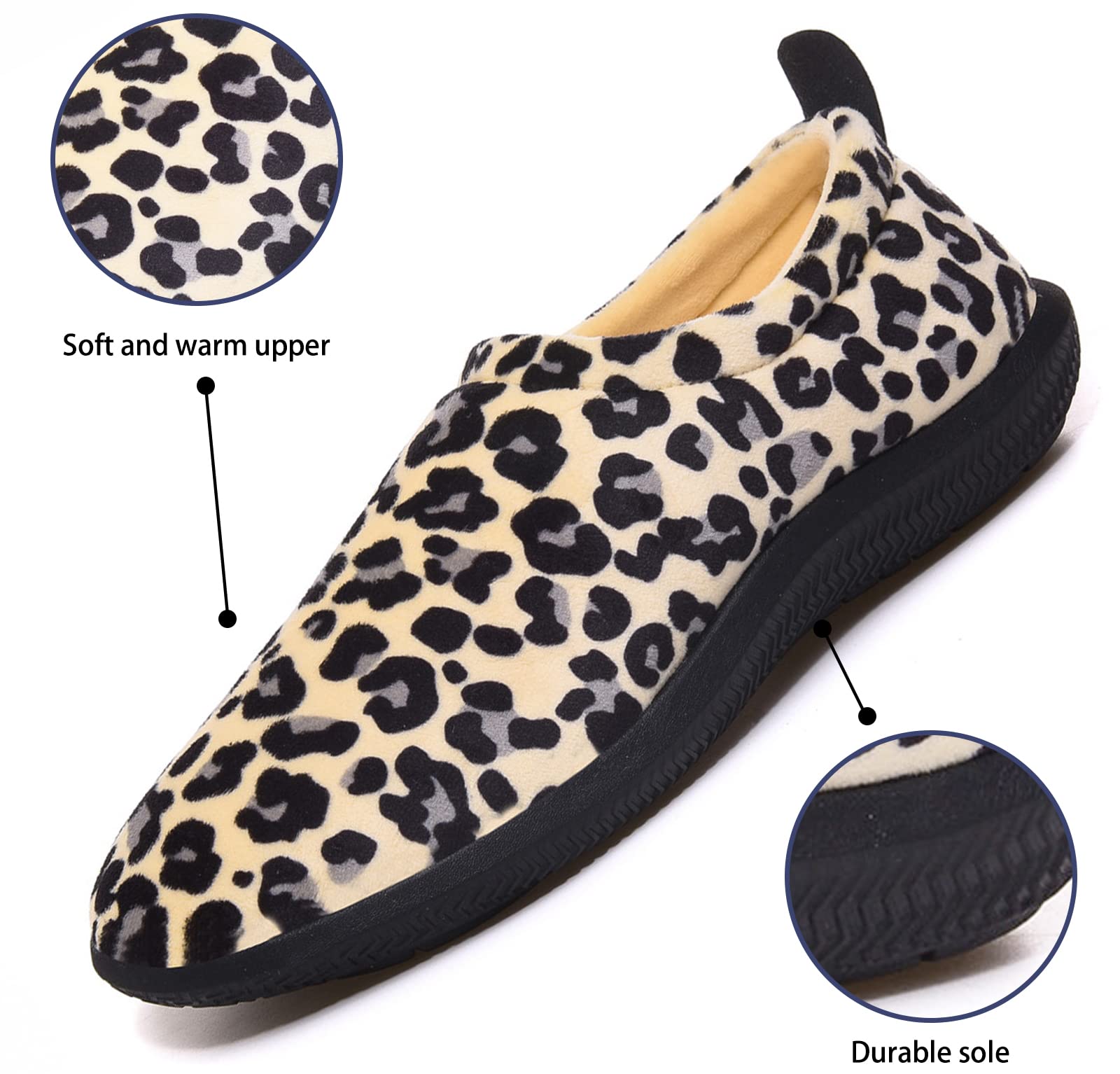 Pantofole da Uomo Ciabatte Donna Caldo Peluche Morbido Pelliccia Sintetica Scarpe per la casa con Pantofole Invernali