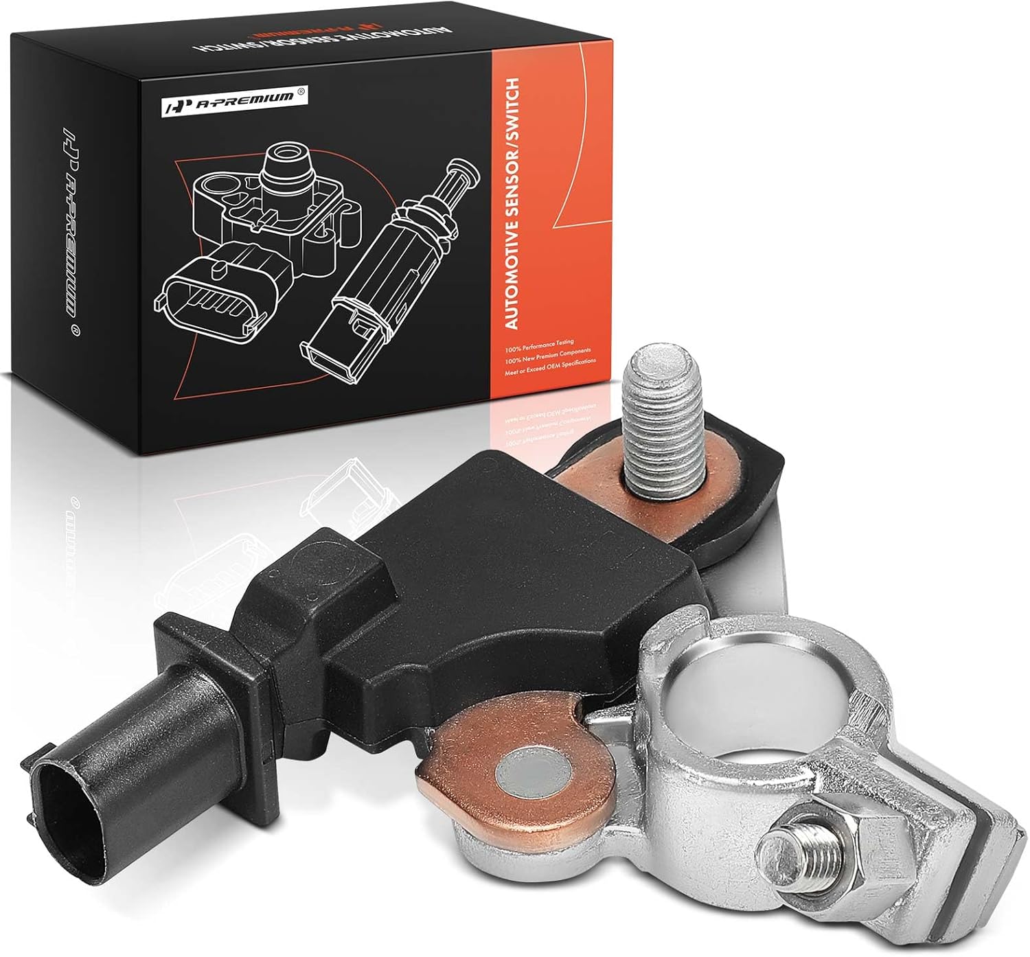 A-Premium Battery Current Monitor Sensor Module Compatible with Land Rover Range Rover 2013-2016, LR2 2013, Range Rover Evoque 2012-2016, Range Rover Sport 2014-2016